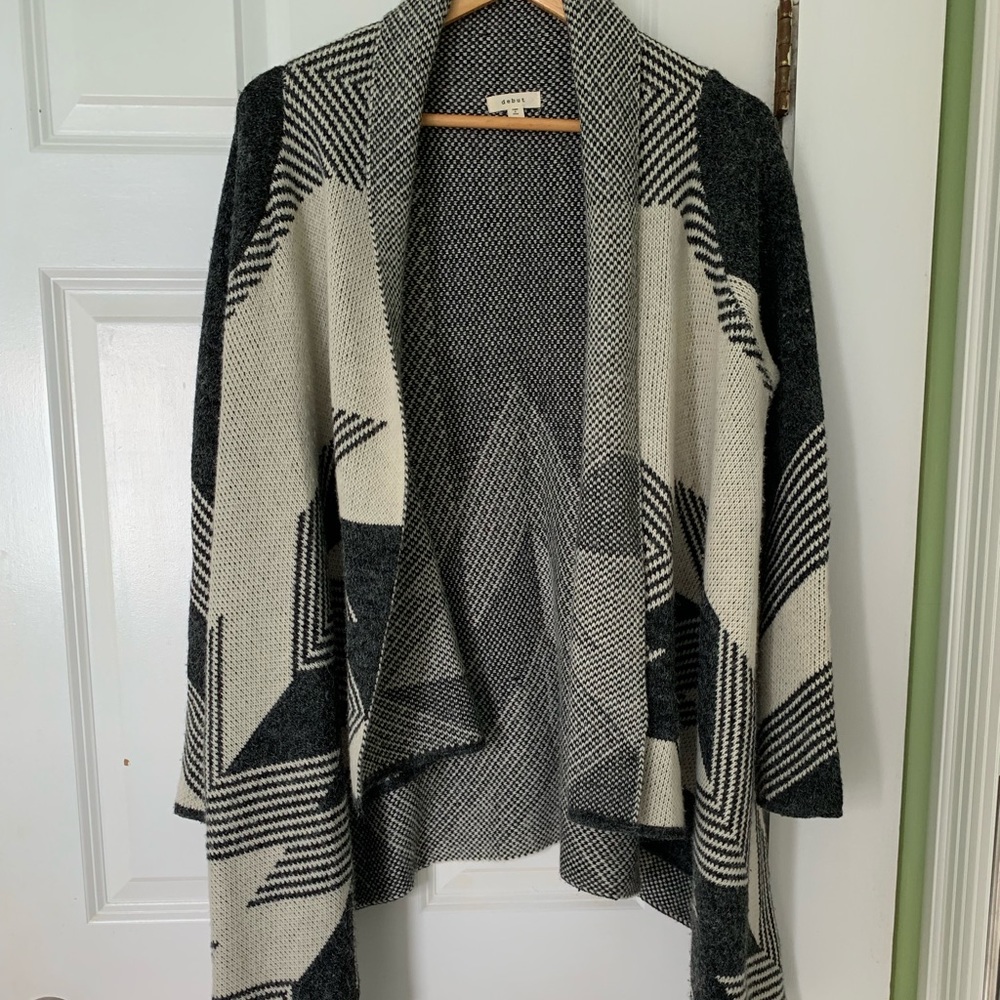 Cozy open front cardigan